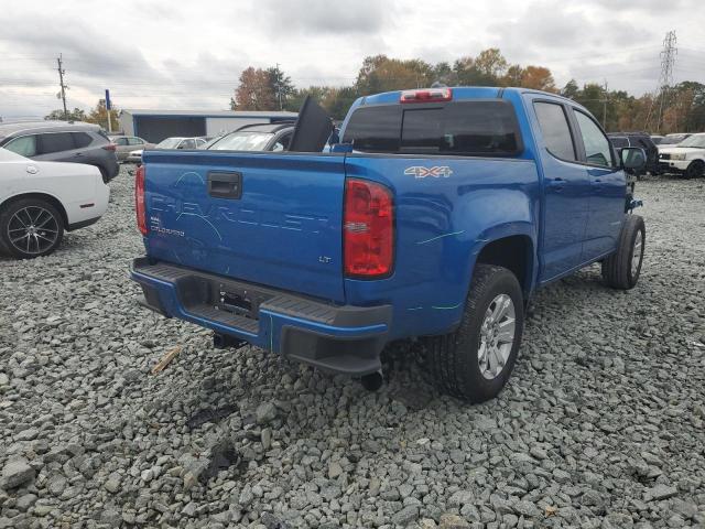 1GCPTCE13M1187906 - 2021 CHEVROLET COLORADO L BLUE photo 4
