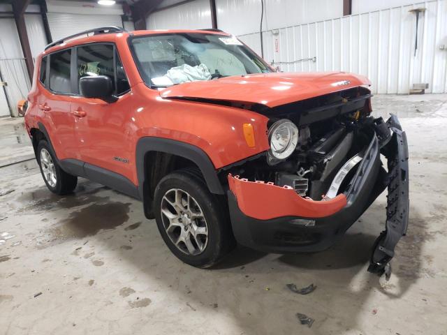 ZACCJBAB0JPJ45358 - 2018 JEEP RENEGADE S ORANGE photo 1