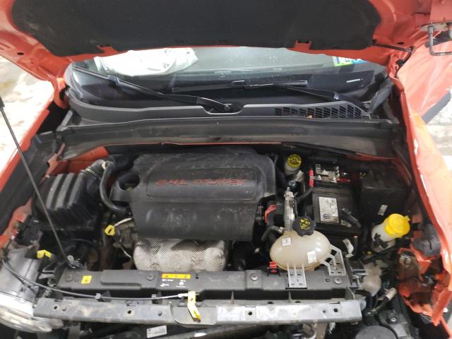 ZACCJBAB0JPJ45358 - 2018 JEEP RENEGADE S ORANGE photo 7
