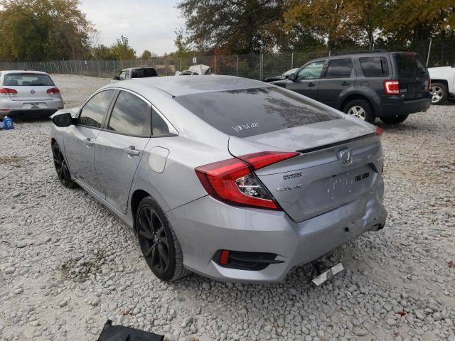 2HGFC2F88KH500661 - 2019 HONDA CIVIC SPOR 银色 照片 3