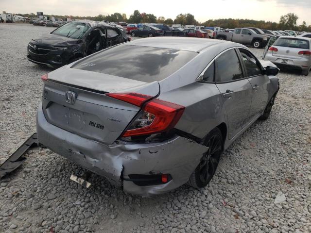 2HGFC2F88KH500661 - 2019 HONDA CIVIC SPOR 银色 照片 4