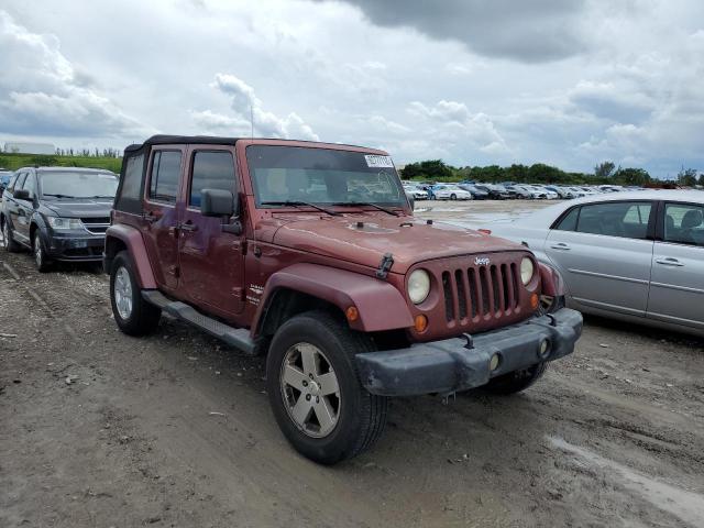1J4GA59167L156275 - 2007 JEEP WRANGLER S MAROON photo 1