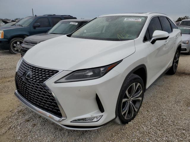 JTJHZKEA8N2024111 - 2022 LEXUS RX 350 L WHITE photo 2