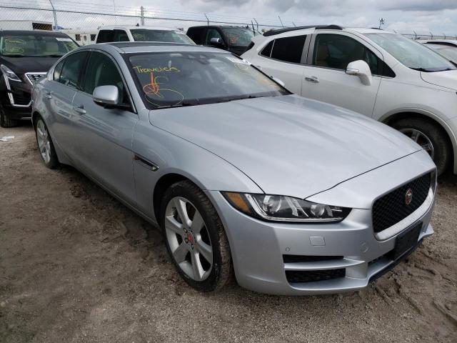 SAJAK4FN4JCP18242 - 2018 JAGUAR XE PRESTIG SILVER photo 1