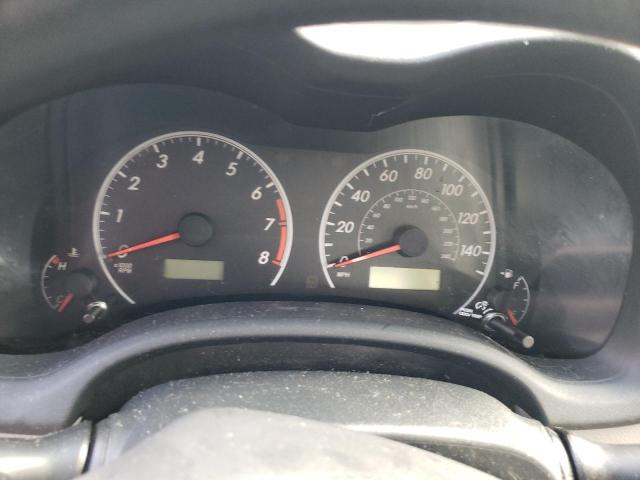 2T1BU4EE1BC578710 - 2011 TOYOTA COROLLA BA BLACK photo 8