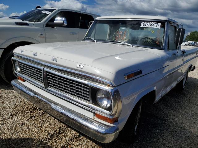 F10GRH95339 - 1970 FORD F100 WHITE photo 2