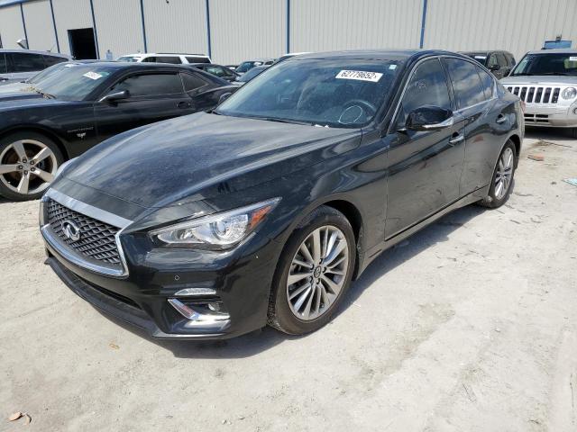 JN1EV7BP1NM311594 - 2022 INFINITI Q50 LUXE BLACK photo 2