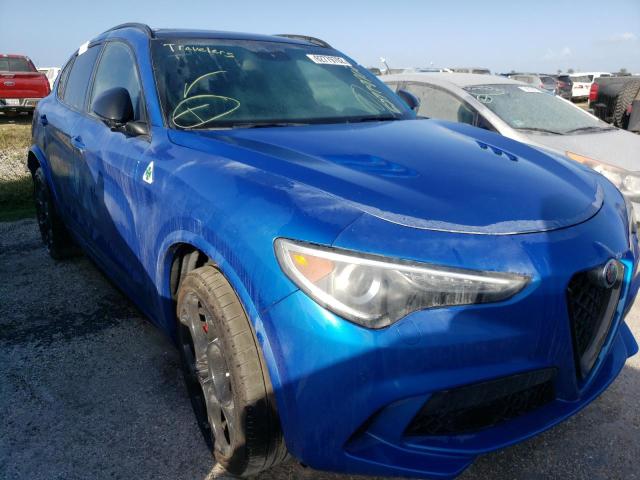 ZASPAKEV7N7D34334 - 2022 ALFA ROMEO STELVIO QU BLUE photo 1