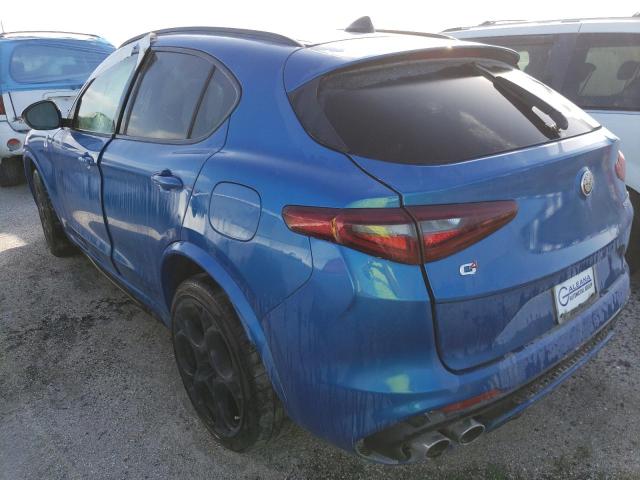 ZASPAKEV7N7D34334 - 2022 ALFA ROMEO STELVIO QU BLUE photo 3