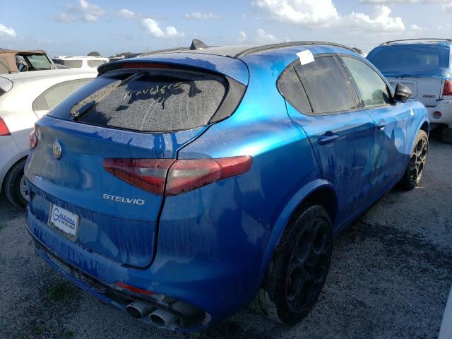 ZASPAKEV7N7D34334 - 2022 ALFA ROMEO STELVIO QU BLUE photo 4