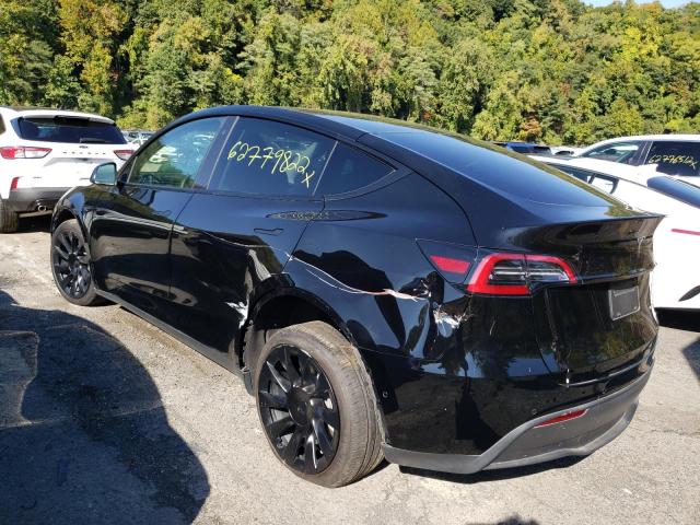 5YJYGDEE0MF297109 - 2021 TESLA MODEL Y أسود صورة 3