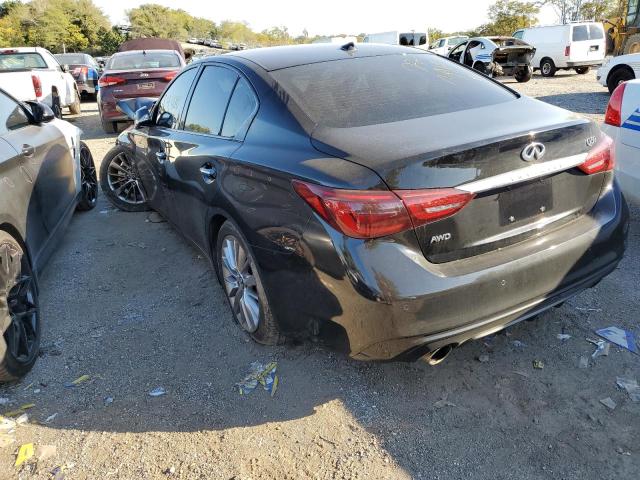 JN1EV7AR5KM591874 - 2019 INFINITI Q50 LUXE BLACK photo 3