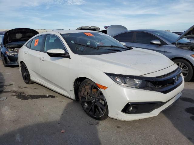 2HGFC2F87MH557193 - 2021 HONDA CIVIC SPOR WHITE photo 1