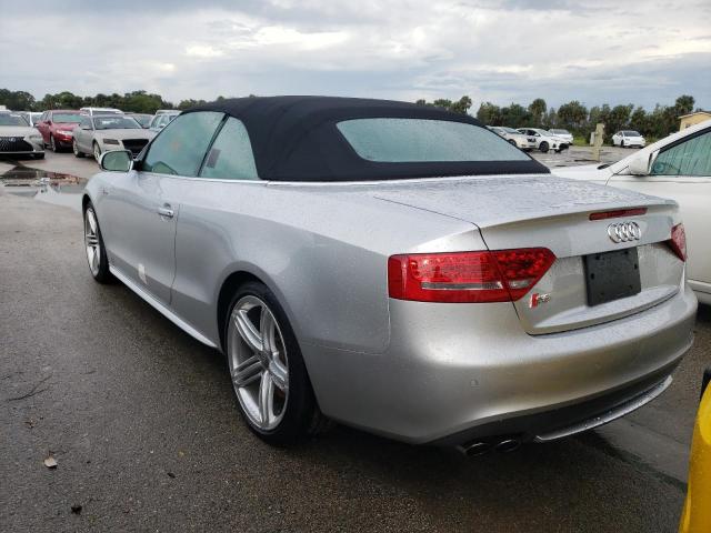 WAUVGAFH0CN005854 - 2012 AUDI S5 PRESTIG SILVER photo 3