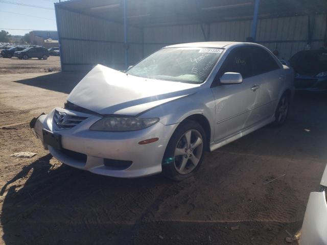 1YVFP80C845N78834 - 2004 MAZDA 6 I SILVER photo 2