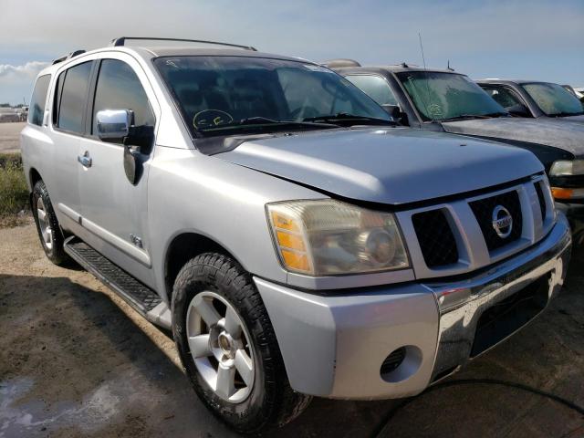 5N1BA08A77N713053 - 2007 NISSAN ARMADA SE SILVER photo 1