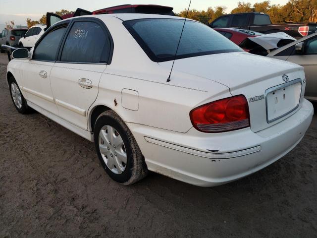 KMHWF25S12A711245 - 2002 HYUNDAI SONATA GL WHITE photo 3