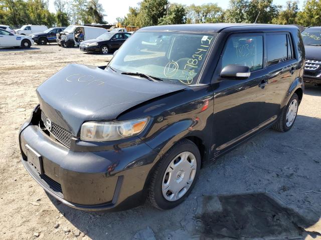 JTLKE50E081060146 - 2008 TOYOTA SCION XB შავი ფოტო 2