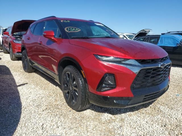 3GNKBERS3MS562694 - 2021 CHEVROLET BLAZER RS RED photo 1