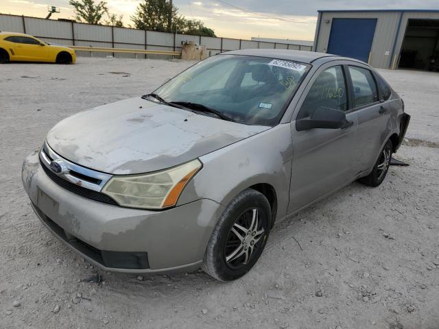 1FAHP34N38W176738 - 2008 FORD FOCUS S/SE SILVER photo 2