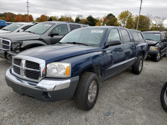 1D7HE48K35S224186 - 2005 DODGE DAKOTA QUA BLUE photo 2