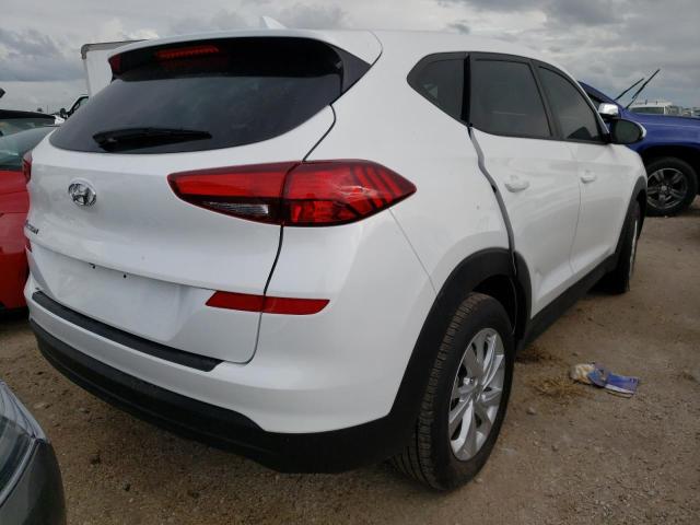 KM8J23A49MU363294 - 2021 HYUNDAI TUCSON SE WHITE photo 4