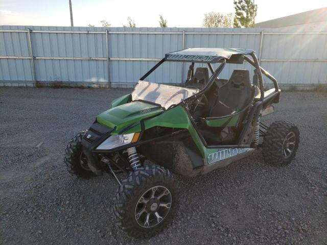 4UF13MPV8DT305649 - 2013 ARCTIC CAT WILDCAT GREEN photo 2