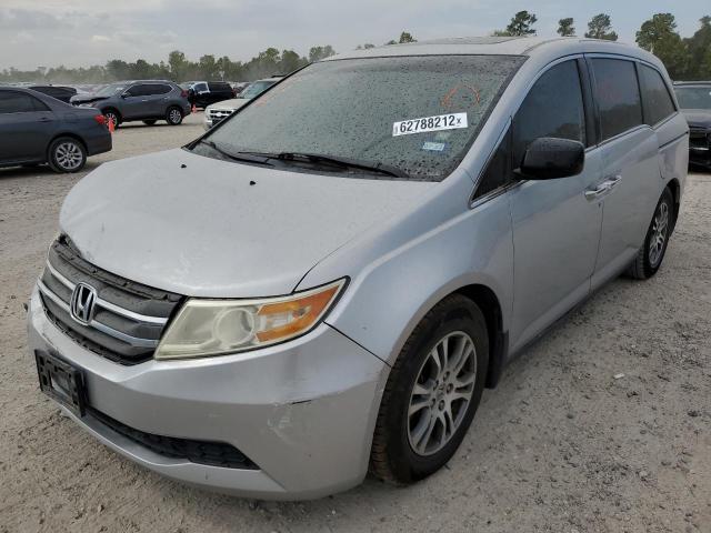 5FNRL5H61DB005039 - 2013 HONDA ODYSSEY EX SILVER photo 2