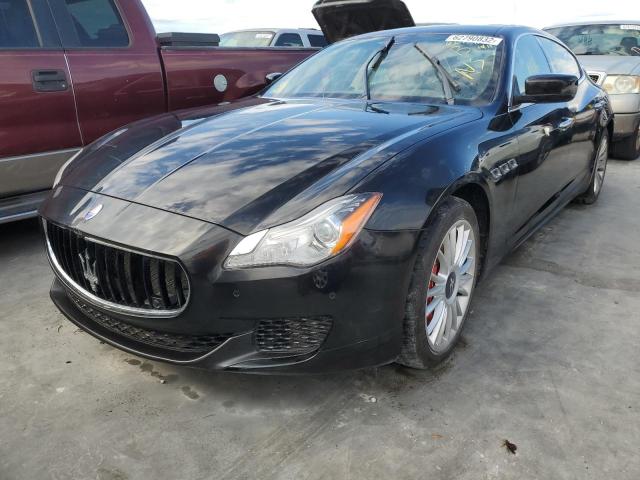 ZAM56RRA7E1077398 - 2014 MASERATI QUATTROPOR BLACK photo 2