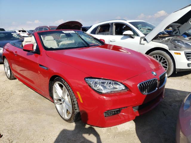 WBALW7C50FD596012 - 2015 BMW 640 I RED photo 1