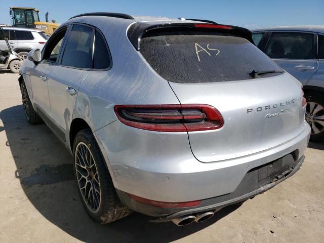 WP1AB2A5XFLB59571 - 2015 PORSCHE MACAN S SILVER photo 3