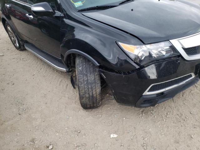 2HNYD2H6XDH506944 - 2013 ACURA MDX ADVANC BLACK photo 9