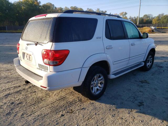 5TDBT44A17S278133 - 2007 TOYOTA SEQUOIA WHITE photo 4