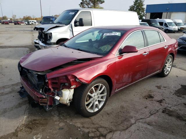 1G1ZE5EB0AF116998 - 2010 CHEVROLET MALIBU LTZ წითელი ფოტო 2