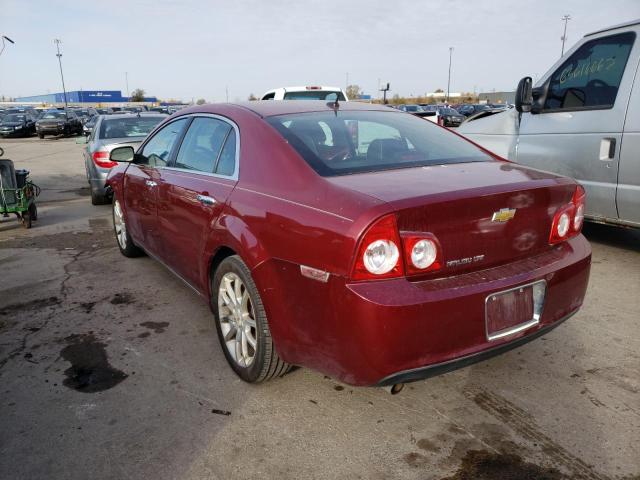 1G1ZE5EB0AF116998 - 2010 CHEVROLET MALIBU LTZ წითელი ფოტო 3