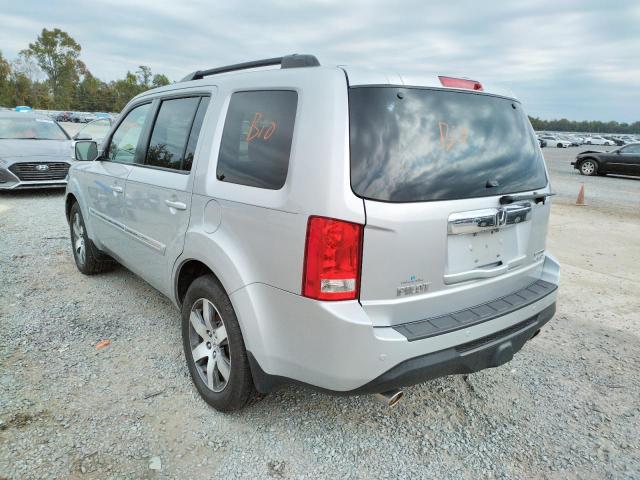 5FNYF4H93FB032818 - 2015 HONDA PILOT TOUR SILVER photo 3