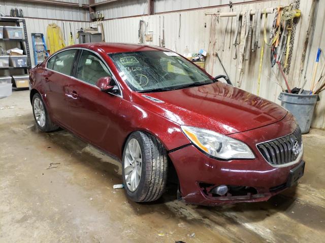 2G4GK5EX2G9206394 - 2016 BUICK REGAL RED photo 1