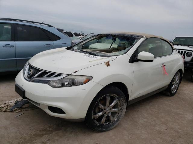 JN8AZ1FY8EW302321 - 2014 NISSAN MURANO CRO WHITE photo 2