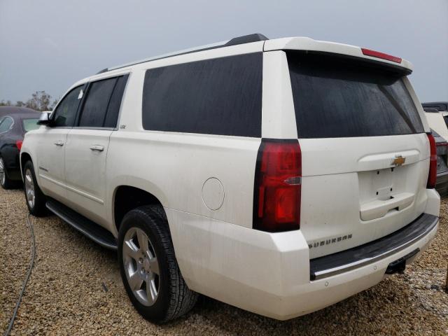 1GNSKKKC5FR608341 - 2015 CHEVROLET SUBURBAN K WHITE photo 3