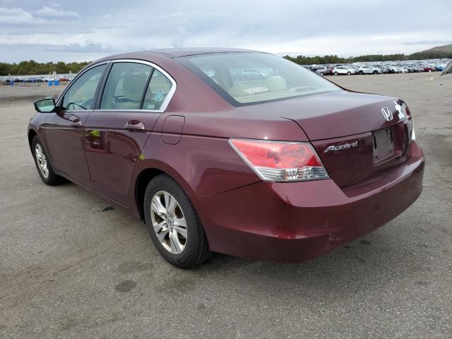 1HGCP26409A144865 - 2009 HONDA ACCORD LXP BURGUNDY photo 3