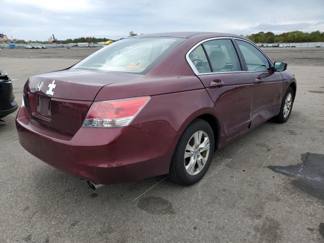 1HGCP26409A144865 - 2009 HONDA ACCORD LXP BURGUNDY photo 4