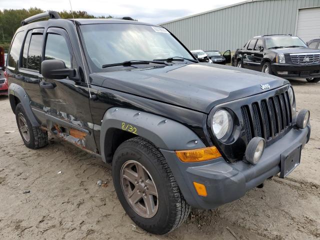 1J4GL38K06W146265 - 2006 JEEP LIBERTY RE BLACK photo 1
