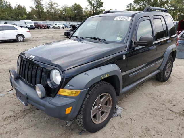 1J4GL38K06W146265 - 2006 JEEP LIBERTY RE BLACK photo 2