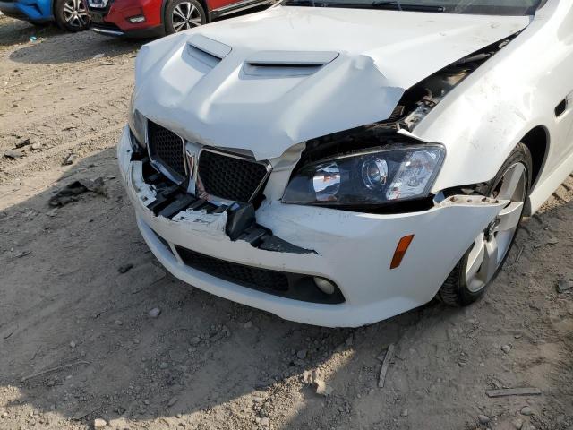 6G2EC57Y59L204303 - 2009 PONTIAC G8 GT WHITE photo 9