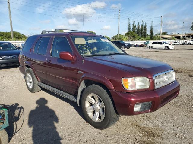 JN8DR09X04W807097 - 2004 NISSAN PATHFINDER BURGUNDY photo 1