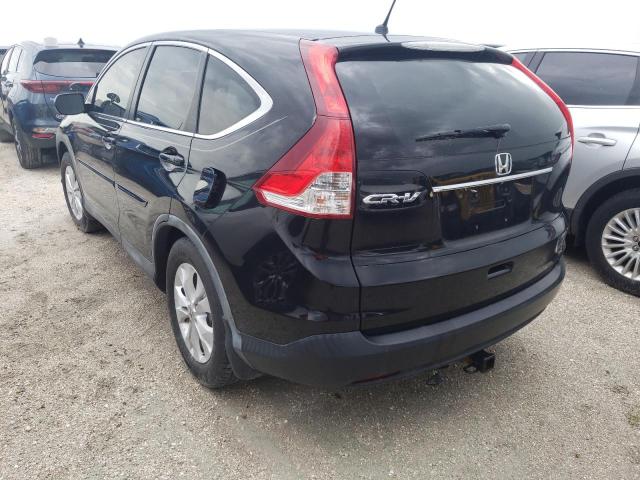 2HKRM3H53EH543821 - 2014 HONDA CR-V EX BLACK photo 3