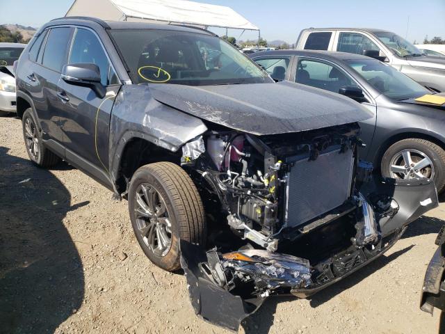 2T3B6RFV4NW037179 - 2022 TOYOTA RAV4 XLE P GRAY photo 1