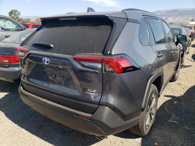 2T3B6RFV4NW037179 - 2022 TOYOTA RAV4 XLE P GRAY photo 4