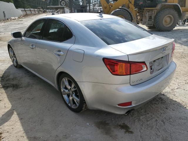 JTHBE262495022418 - 2009 LEXUS IS 350 SILVER photo 3