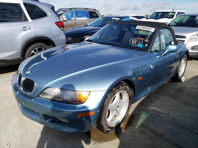 4USCH7321VLE01037 - 1997 BMW Z3 1.9 BLUE photo 2